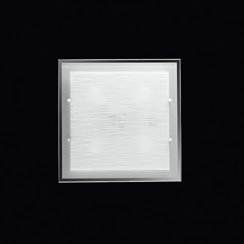 Plafonnier en verre strié Perenz, le luminaire moderne haut de gamme
