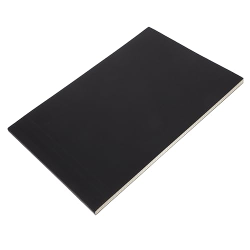Papel cuadriculado para matemáticas en bloc desprendible de papel negro