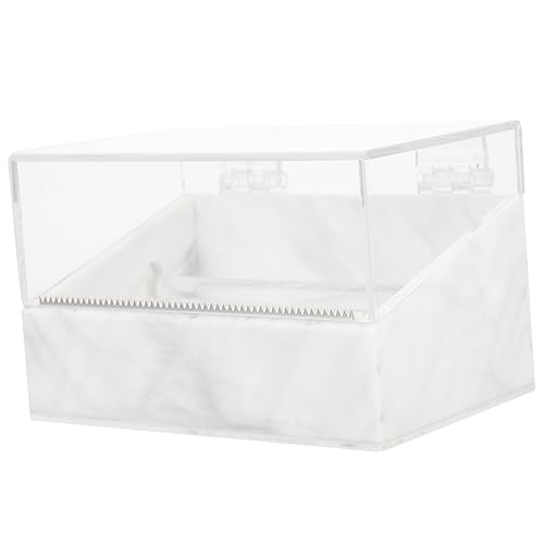 DOITOOL Eyelash Tape Dispenser and Cutter Portable Acrylic Tape Holder for Eyelash Extensions Craft Masking Safe Design for Easy Cutting and Organization