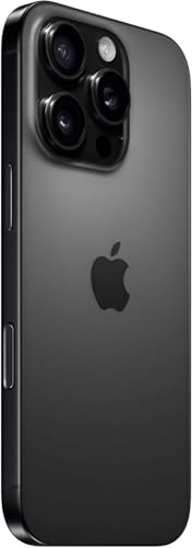 Image of Apple iPhone 16 Pro Max, US Version, 256GB, Black Titanium - Unlocked (Renewed)