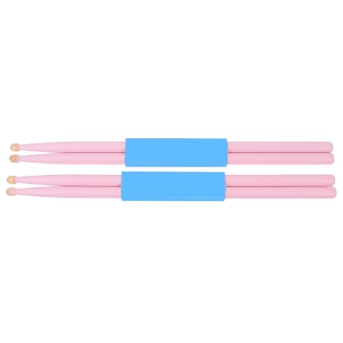 2 pares de baquetas de arce rosa para percusión livianas miniatura 1