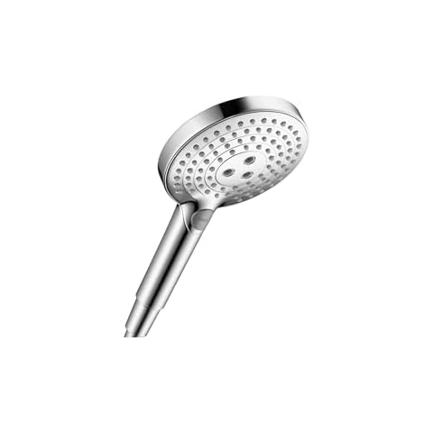 hansgrohe Raindance Select S Easy Install 5-inch Handheld Shower Head Modern 3 -Spray PowderRain, Rain, Whirl 26037001 Cover