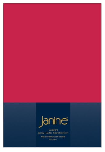 Janine Design Spannbettlaken - 200 x 200 cm - rot