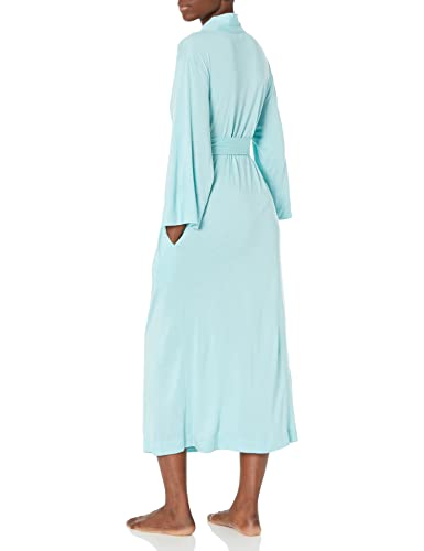 Image of Natori Shangri La Long Robe with Kimono Sleeves, Bathrobe for Women