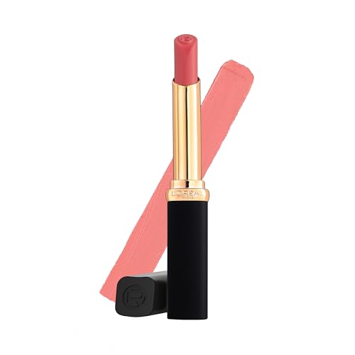 LOréal Paris Color Riche Intense Volume Matte Lipstick Moisturising Matte Powder Finish 16h long-wear With Hyaluronic Acid Hydrating 633 Rosy Confident