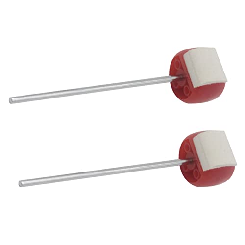 Vaguelly 2pcs Felt Bass Drum Pedal Beater Percussion miniatura 1
