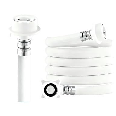 Manguera Extendida Universal A Prueba De Explosiones, Entrada Automática For Lavadora, Manguera De Suministro De Agua Extendida Con Cabezal Antideslizante Roscado(4m)