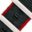 Black & Red / Brushed Buckle