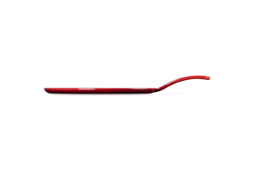 Foto von Le Creuset Gusseisen-Crêpespfanne, Inkl. Holzschieber, Ø 27 cm, Rund, Für alle Herdarten inkl. Induktion geeignet, Cerise, 20136270600460
