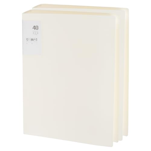 Cahier de présentation A4 PATIKIL blanc, le porte-vues idéal pour classer vos photos de famille
