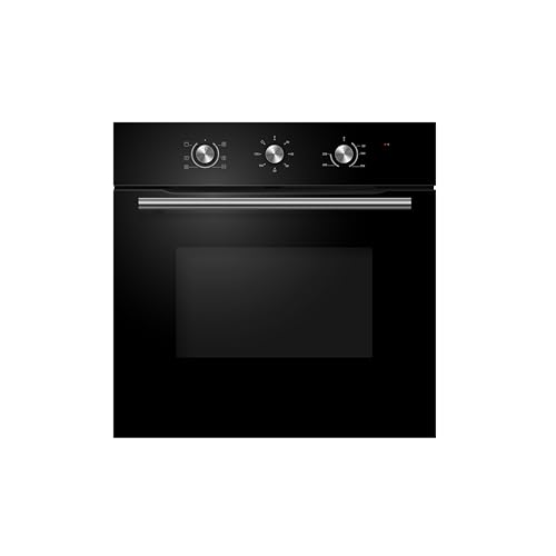Cookology COF600BK 60cm Black Built-in Single Electric Fan Forced Oven & timer