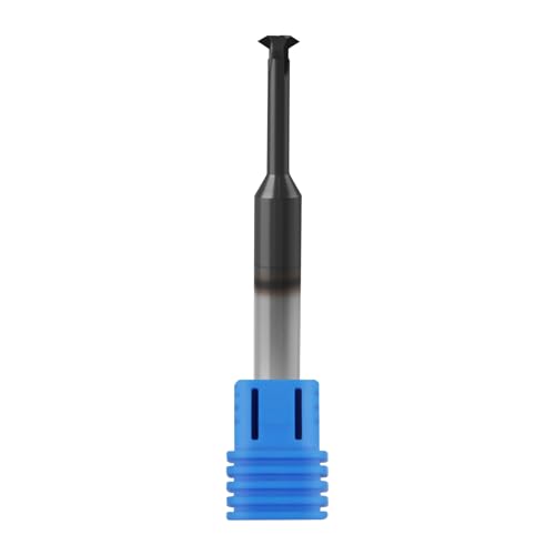 Image of 18-48 TPI Single Pitch 5 /16in Solid Carbide Thread end Mill, 0.240in Cutting Diameter, Necked to Thread 0.625in Deep, 4 Flute Bits Tool for Medium Hardness Steel, Brass, Iron