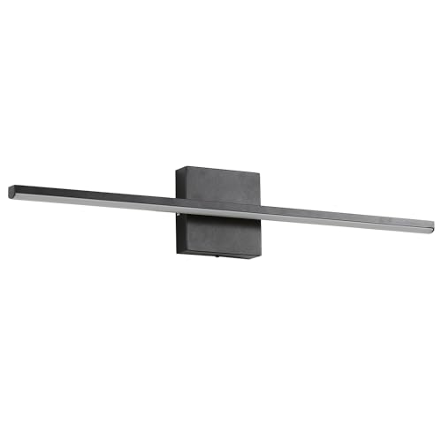 Image of Modern Bathroom Vanity Light 24 Inch, 18W Black Bathroom Light Fixture Over Mirror, Dimmable 5CCT LED Wall Sconce Lighting for Restroom Mirro