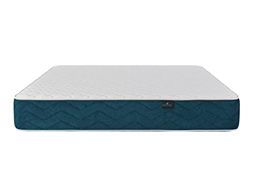 Image of Nilkamal SLEEP Hybrid Pocket Spring 6 Inch Mattress, Unique Combination of Plush Foam and Pocket Springs, Zero Motion Transfer Technology, Double Size Luxury Mattress (75x48x6,Blue & White)