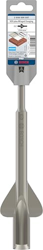 Bosch 1x PRO SDS plus Winged Gouging Meißel (für Beton, Ziegelstein, Ø mm, Professional Zubehör Bohrhammer, Abbruchhammer)