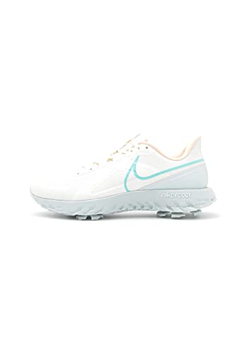 NIKE React Infinity Pro Zapatillas de Golf (Sail/Light Dew-Crimson