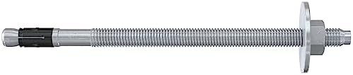 fischer FAZ II Plus 12/10 gvz Bolt Anchor with Large Washer, Heavy Duty Anchor with High Load Capacity, Anchor Bolts for Fixing Wooden Structures, Seismic & ETA Approval