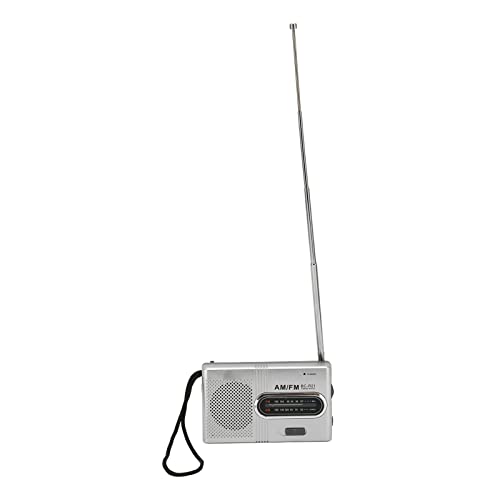 Radio portátil AM FM con altavoz y entrada para auriculares miniatura 7