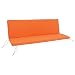 Produktbild DEGAMO Gartenbankauflage 3-sitzer Denver mit Rückenteil 140x88cm, Terracotta, Outdoor