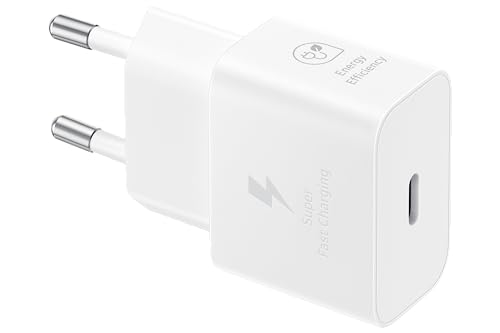 Samsung Schnellladeadapter, Energieeffizientes Ladeger&auml;t, USB-C, 25 Watt, Wei&szlig;, EP-T2510N