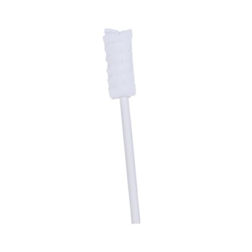 SOPOTUTU 10 piezas Unidades Cepillos de Gasa para Limpieza Oral de Bebés Material Absorbente y Seguro Cuidado Bucal Práctico y Desechable para Niñas y Color Blanco