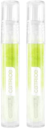 Catrice POOLSIDE OF Life Bi-Phase Lip Oil, Lipgloss, Nr. C01, verde, hidratante, nutritivo, calmante, vegano, sin parabenos, sin micropartículas de plástico, sin nanopartículas, 1 unidad (3,6 ml)