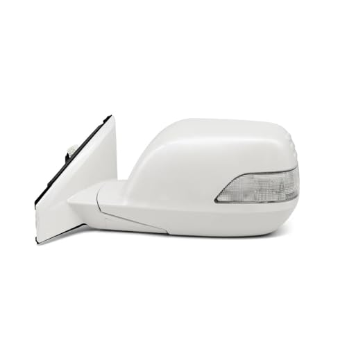 VEGFBOWA 左右オートサイドミラー CRV CR-V 2007 2008 2009 2010 2011 RE1 RE2 RE4 車 5/7/9 ワイヤーアウターリアビューアセンブリ対応(1PC 5PIN Left White)
