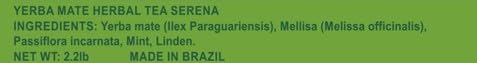 Canarias- Serena Yerba Mate 1kilo