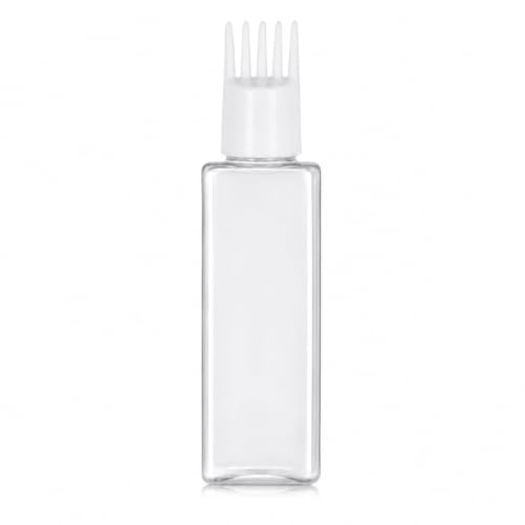 Root Comb Applicator Empty Rectangular Bottle, 1 Ounce