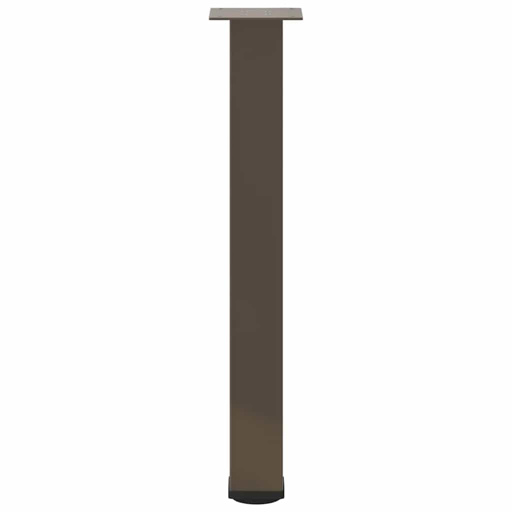 Gambe per Tavolo Consolle 4 Pezzi in Acciaio Regolabili 72-74 cm | Supporti in acciaio per scrivanie e tavoli da pranzo in soggiorno o studio, con piedini antigraffio.