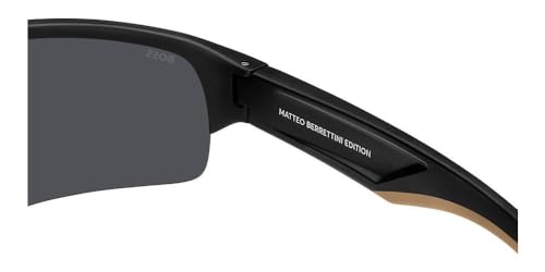Image of Boss BOSS 1607 /S Black /Grey 99 /1 /125 men Sunglasses