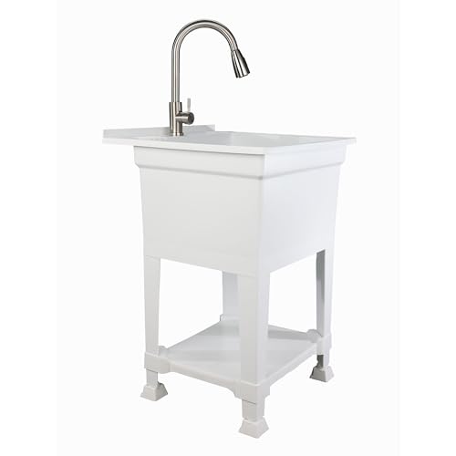 UTILITYSINKS Freestanding Utility Sink - Quick Connect Drain - 24 x 24 in - image 8