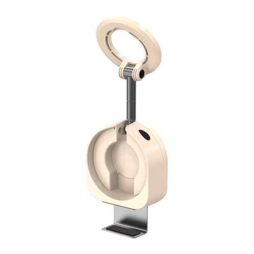 Soporte magnético para teléfono giratorio de 360 grados y portátil para viaje y oficina