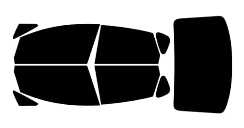 True Line Automotive Precut Window Tint Kit Compatible with Buick Verano 4 Door Sedan 2012-2017 20% Fronts 5% Backs