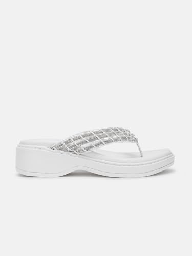Image of Marc Loire Women's Embellished Slip-On Platform Heel Fashion Sandal for All Occasion