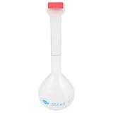 SOESFOUFU Präziser 250 Ml für Labor und Feldversuche für Laborflüssigkeiten mit Schraubverschluss aus Kunststoff Messkolben