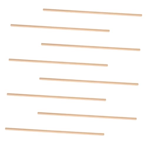 ZUNOXAZ 8個ミニチュア ドールハウス 木製モールディング 自然木製 壁面トリム 縁取り 家具装飾 小型住宅用