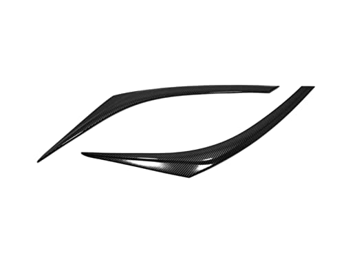 Enjoliveurs de phares pour Toyota C-HR style carbone géométrique