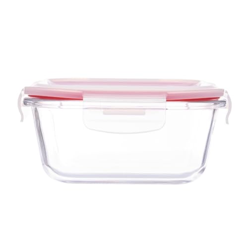 Pote de Vidro Hermético 800ml Quadrado Invicta