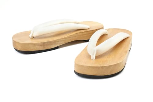 Image of Japanese Wooden Clogs Geta Slippers