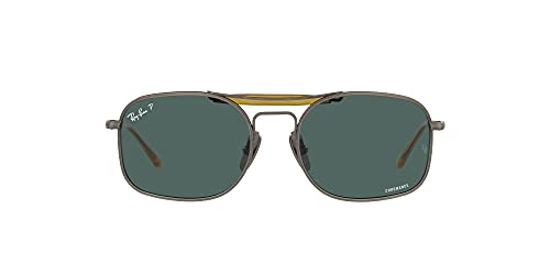 Image of Ray-Ban Unisex Rb8062 Titanium Square Sunglasses