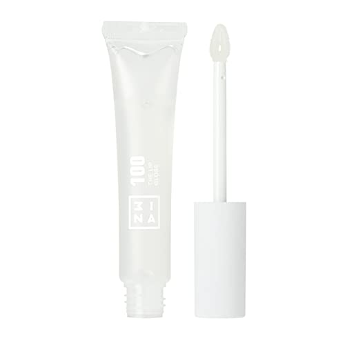 3INA MAKEUP - Vegan - Cruelty Free - Lip Gloss 100 - Clear Mirror-effect Gloss - Creamy Texture - Highly Pigmented