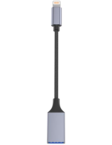 Adaptateur Lightning vers USB pour vider un lecteur de cartes