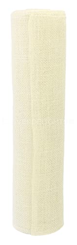 Premium 14-Inch Ivory Jute Burlap Roll with Finished Edges – 10 Yards of Rustic Decor Fabric for Crafts and Events 3 Premium 14-Inch Ivory Jute Burlap Roll with Finished Edges – 10 Yards of Rustic Decor Fabric for Crafts and Events - Image 2