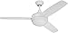 Craftmade TG52W3-UCI Targas Modern Triple Mount 52" Ceiling Fan with 22 Watts LED Light Kit and Remote Control, 3 MDF Blades, White