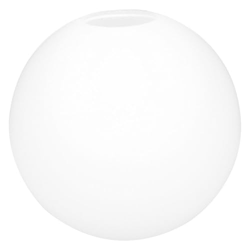 OUNONA ランプシェード ガラス 傘のみ 白 丸型 径200mm 交換 ガラスライトカバー 照明カバーのみ 電球 ボールランプシェード ホテル カフェ 店舗 インテリア