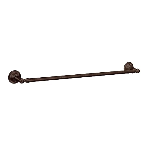 Image of Moen DN6824ORB Sage Towel Bar, Oil Rubbed Bronze, 24-Inch