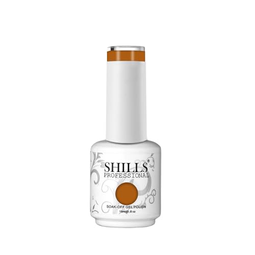 Image of SHILLS PROFESSIONAL UV /LED Soak Off Gel Polish (Gel Nail Polish) Nail Art Nail Polish Color Shade 216, Glossy Finish, 15ml
