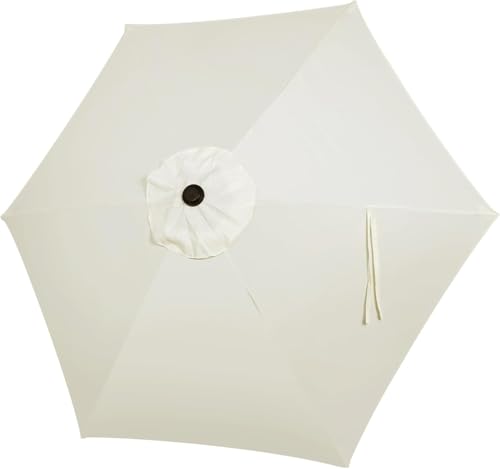 Yaqor Tela Sombrilla 6 Varillas 3 Metros. Recambio Sombrilla 6 Varillas 3 Metros Resistente Y Grueso. Repuesto Parasol 3m 6 Costillas Para Sombrillas De Terraza.