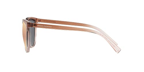 Armani Exchange Women's Ax4077sf Low Bridge Fit Oval Sunglasses4